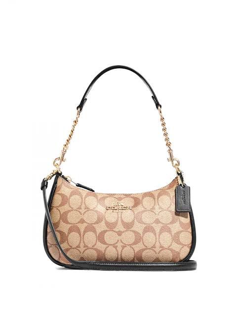 Coach Teri Shoulder Bag in Black Trim