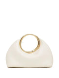 Jacquemus Handbag in White with Ring Handle