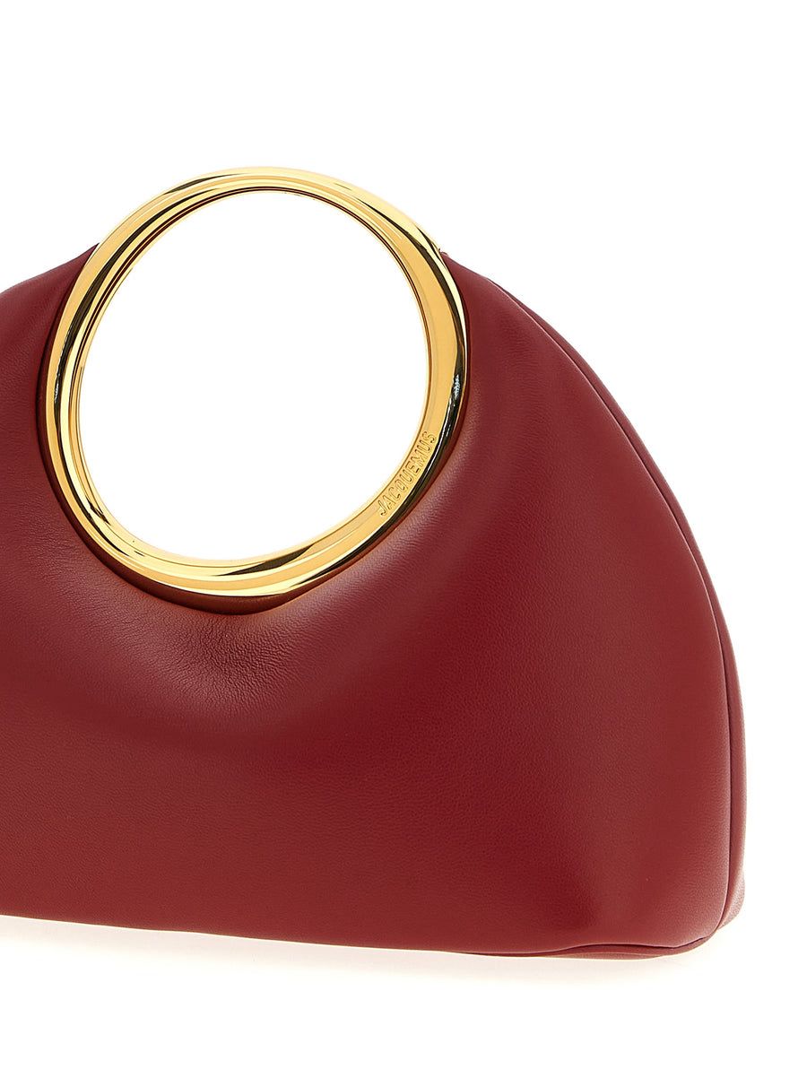 Jacquemus Handbag in Red with Ring Handle