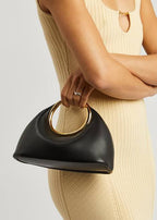 Jacquemus Handbag in Black with Ring Handle