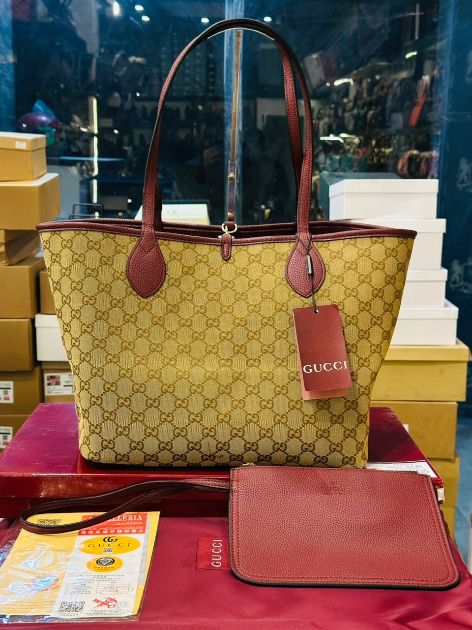 Totissima Large Reversible Tote bag-HB086