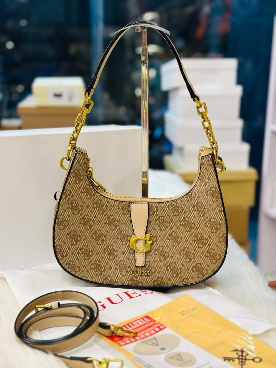 Kuba Top Zip Shoulder Bag -HB036