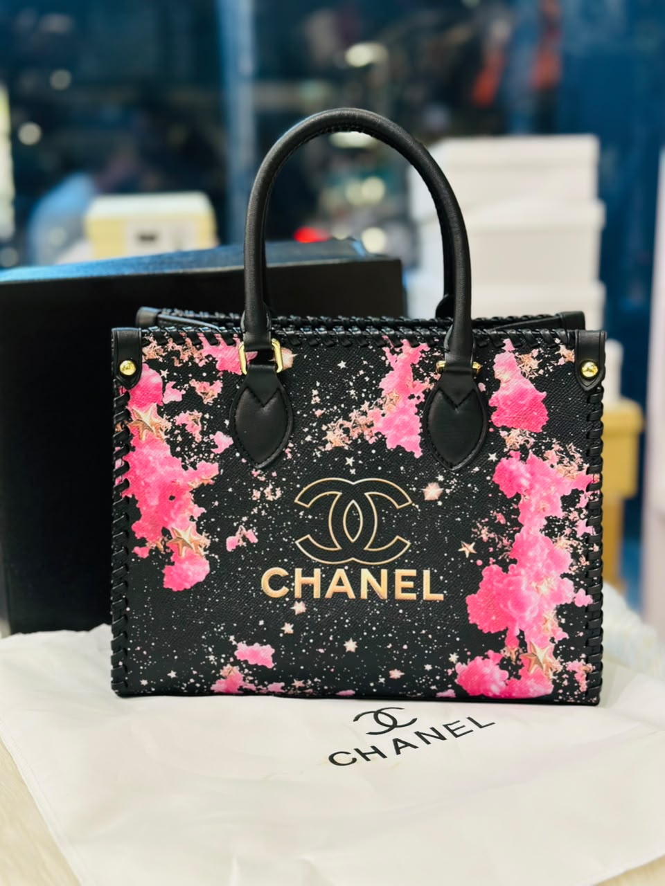 Star Splash Tote Bag-HB012