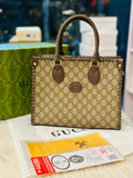 Small Dionysus GG-Supreme Canvas Tote-HB014