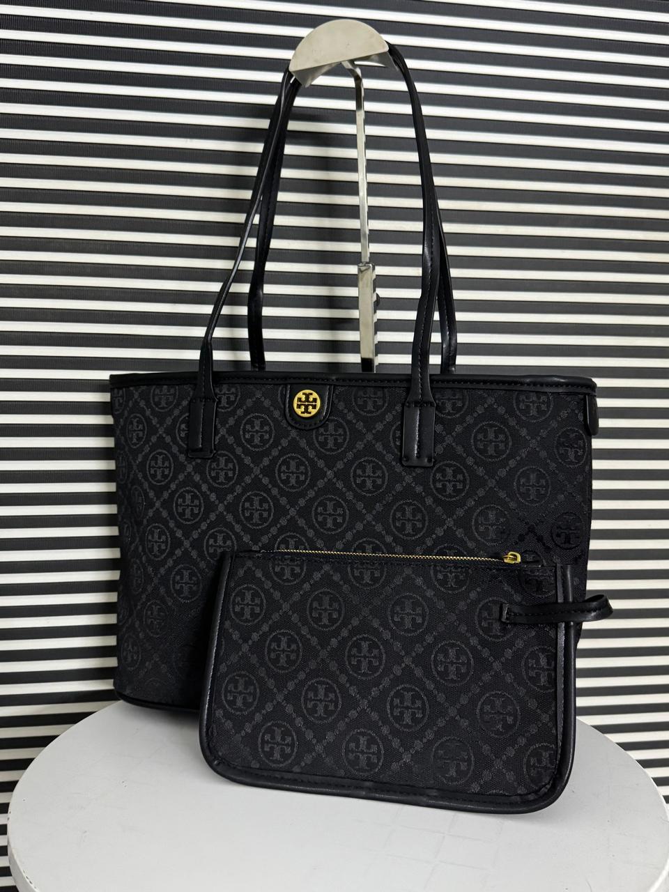 Monogram Zip Tote bag-HB063