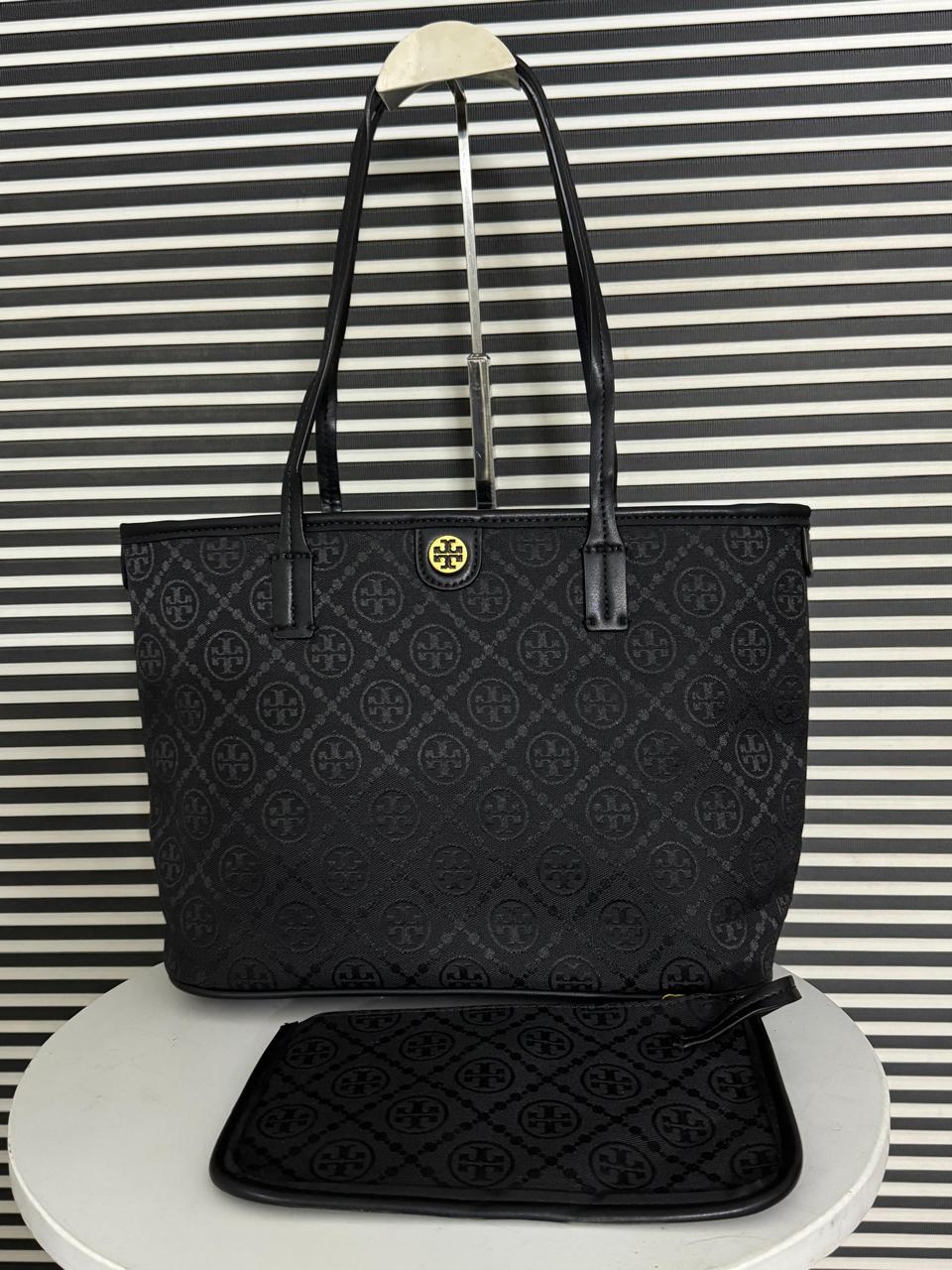 Monogram Zip Tote bag-HB063