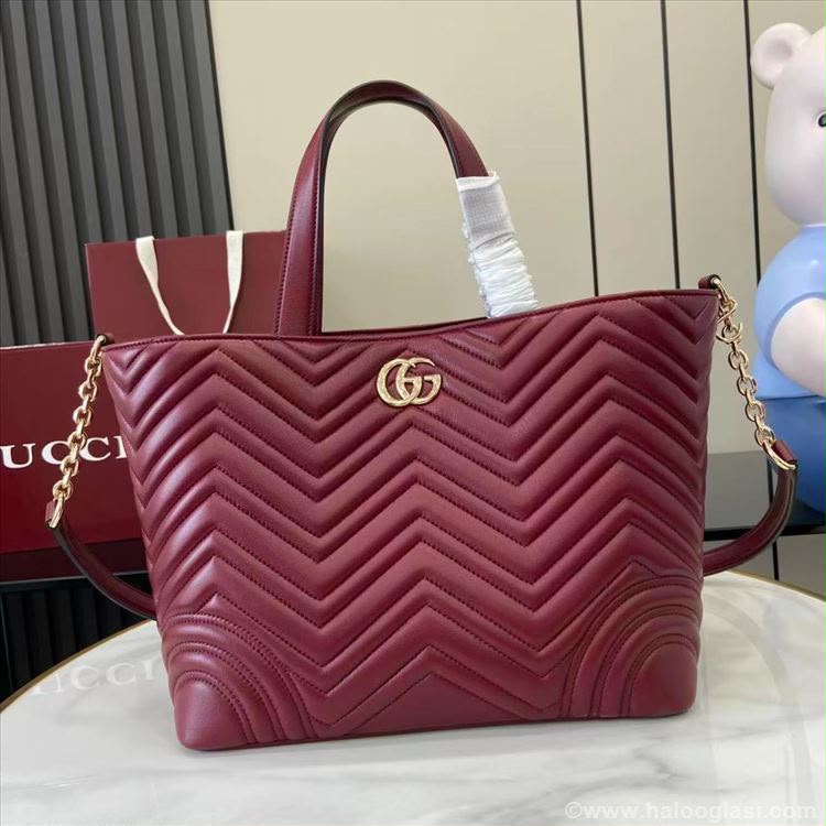 Marmont Leather Tote Bag-HB097