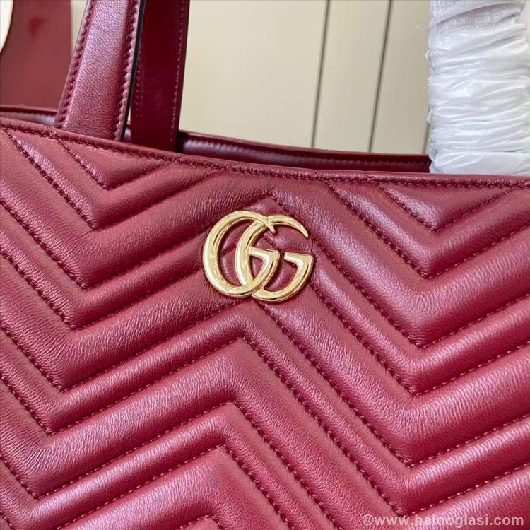 Marmont Leather Tote Bag-HB097