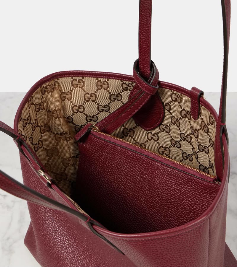 Totissima reversible leather tote bag-HB044