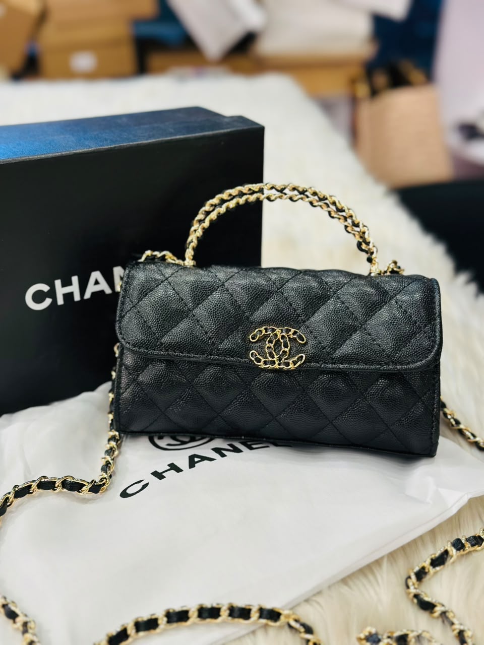 Kelly top-handle flap bag-HB44