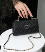 Kelly top-handle flap bag-HB44