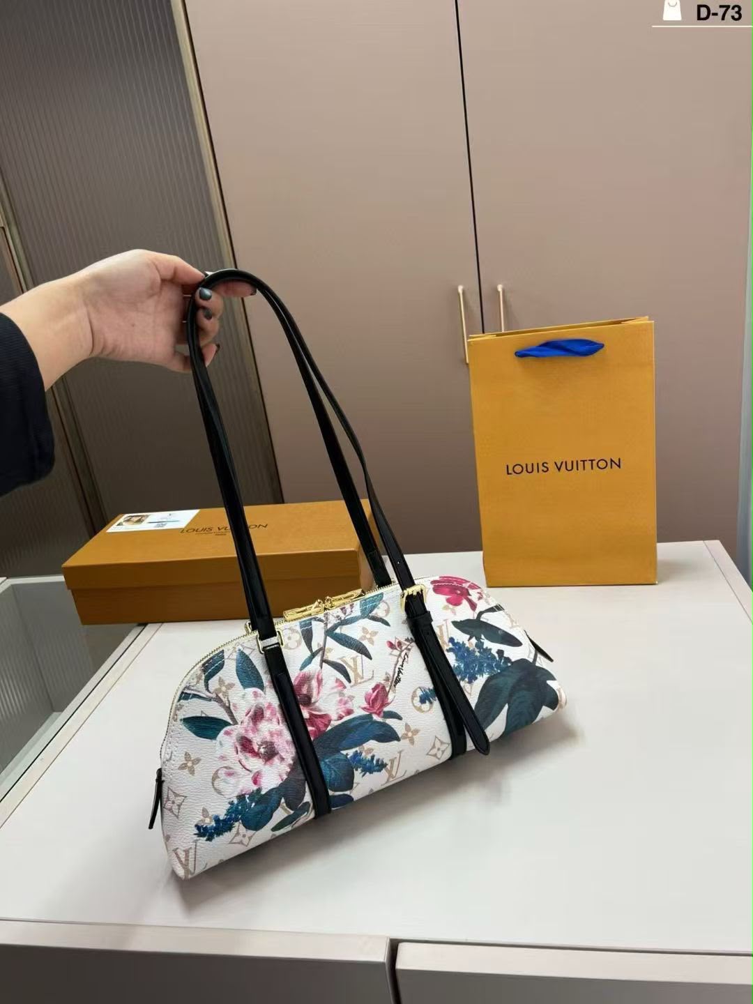 Monogram shoulder bag-HB66