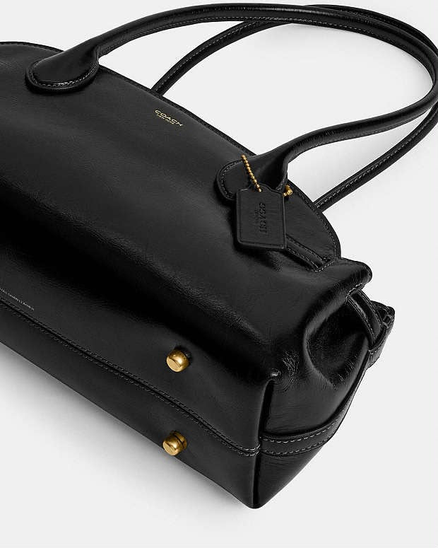 Glazed Leather Empire bag-HB22