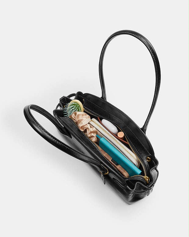 Glazed Leather Empire bag-HB22
