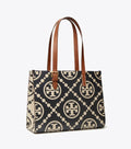 Monogram Contrast Embossed Tote