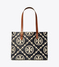 T Monogram Contrast Embossed Tote bag-HB98