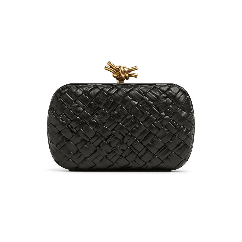 Veneta Knot leather clutch-HB96