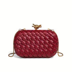 Veneta Knot leather clutch-HB98