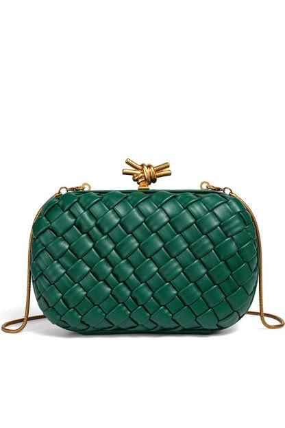 Veneta Knot leather clutch-HB97