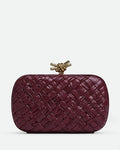 Veneta Knot leather clutch-HB92