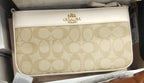 Coach Shoulder Bag with White Trim