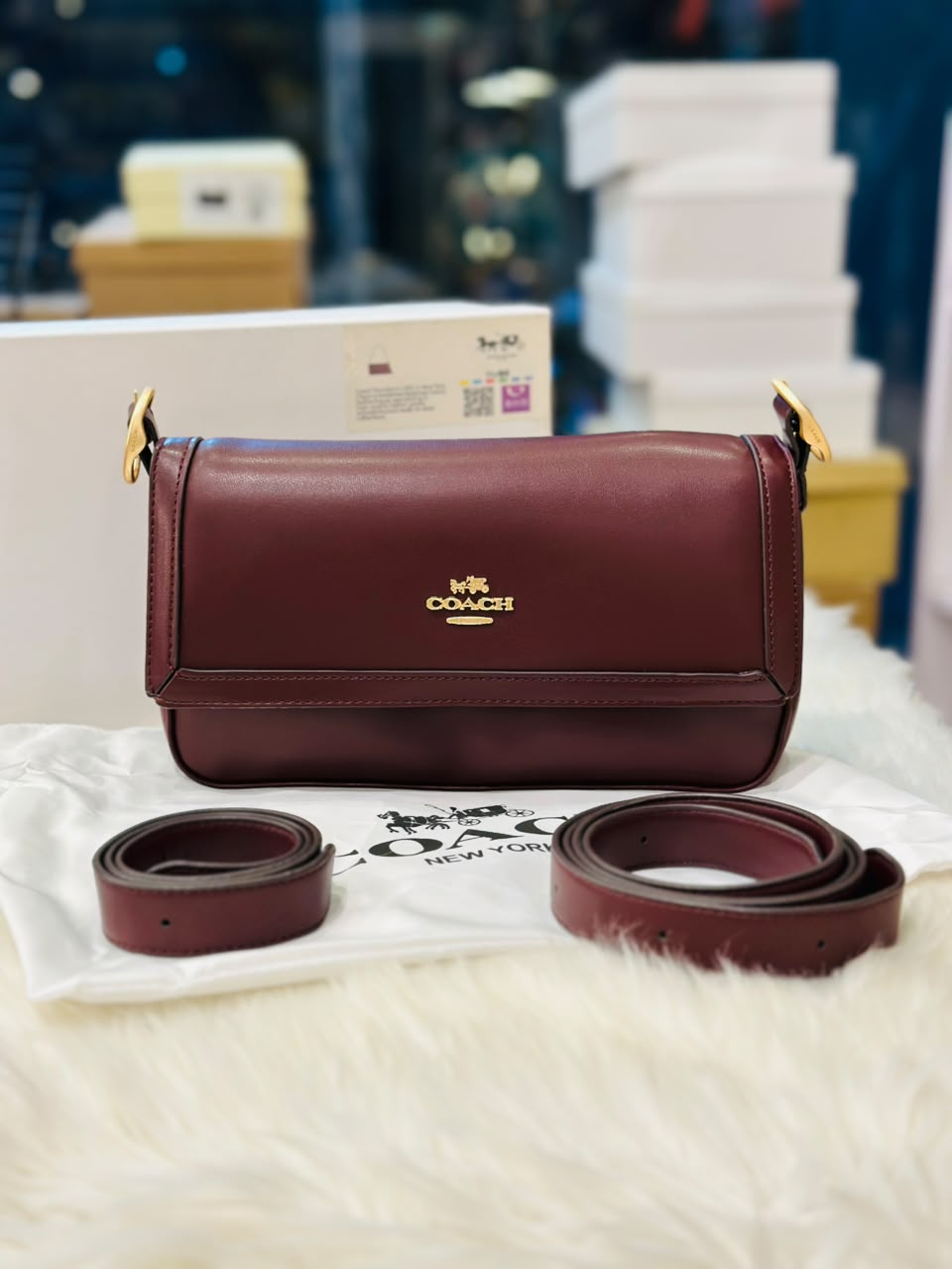 Etta Small Flap Shoulder Bag-HB98