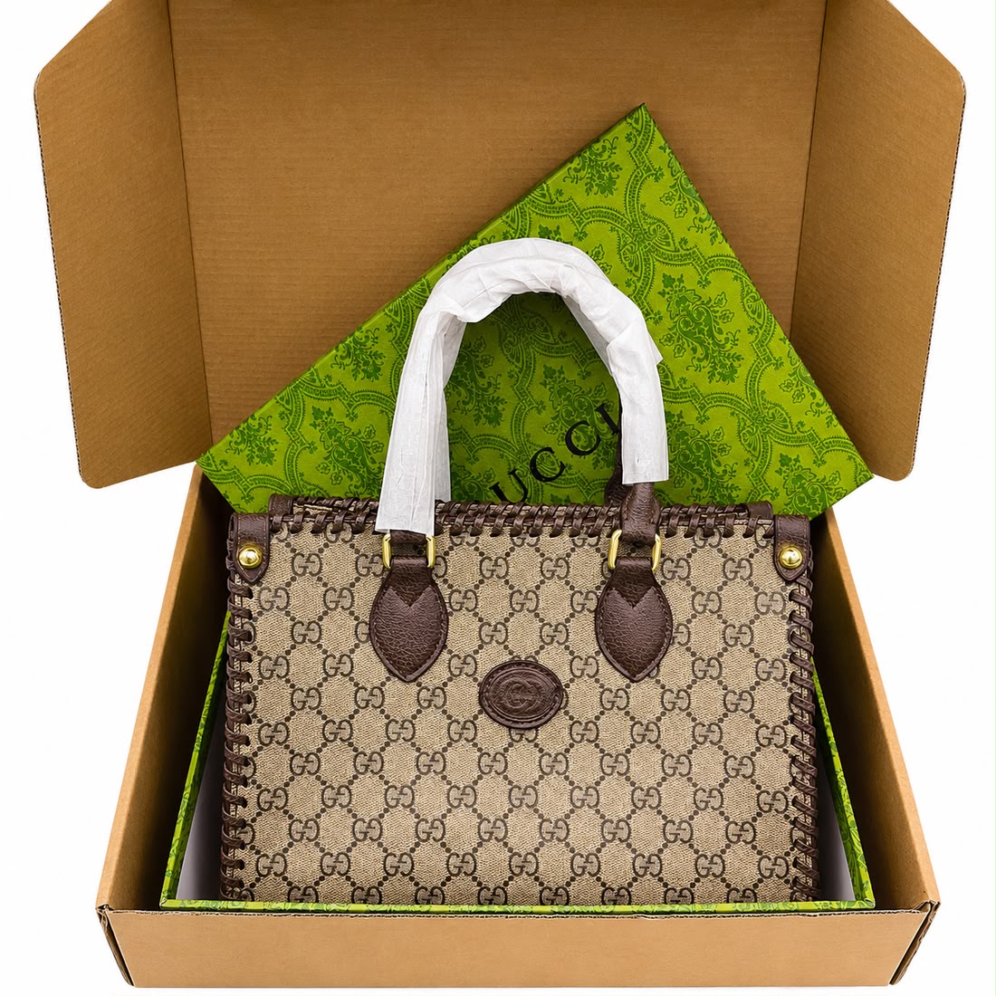 Small Dionysus GG-Supreme Canvas Tote-HB014