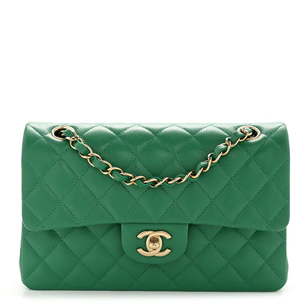 Chanel Classic Flap Bag in Vibrant Green