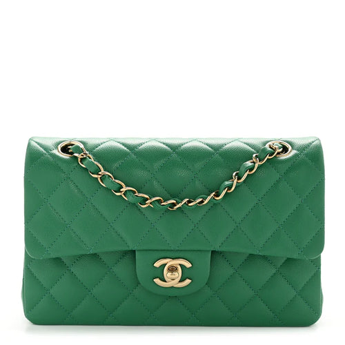 Chanel Classic Flap Bag in Vibrant Green