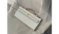 Hermès Kelly Cut Clutch in White
