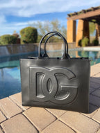 Dolce &amp; Gabbana Tote Bag in Black Leather