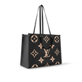 Louis Vuitton Bicolor On-the-Go GM Handbag in Black