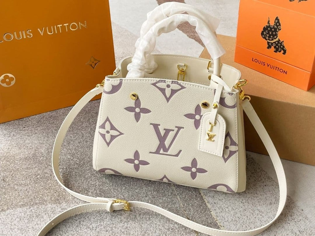 Louis Vuitton Petit Handbag in Bicolour Monogram
