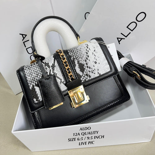 Aldo Martissa Top Handle Satchel in Black