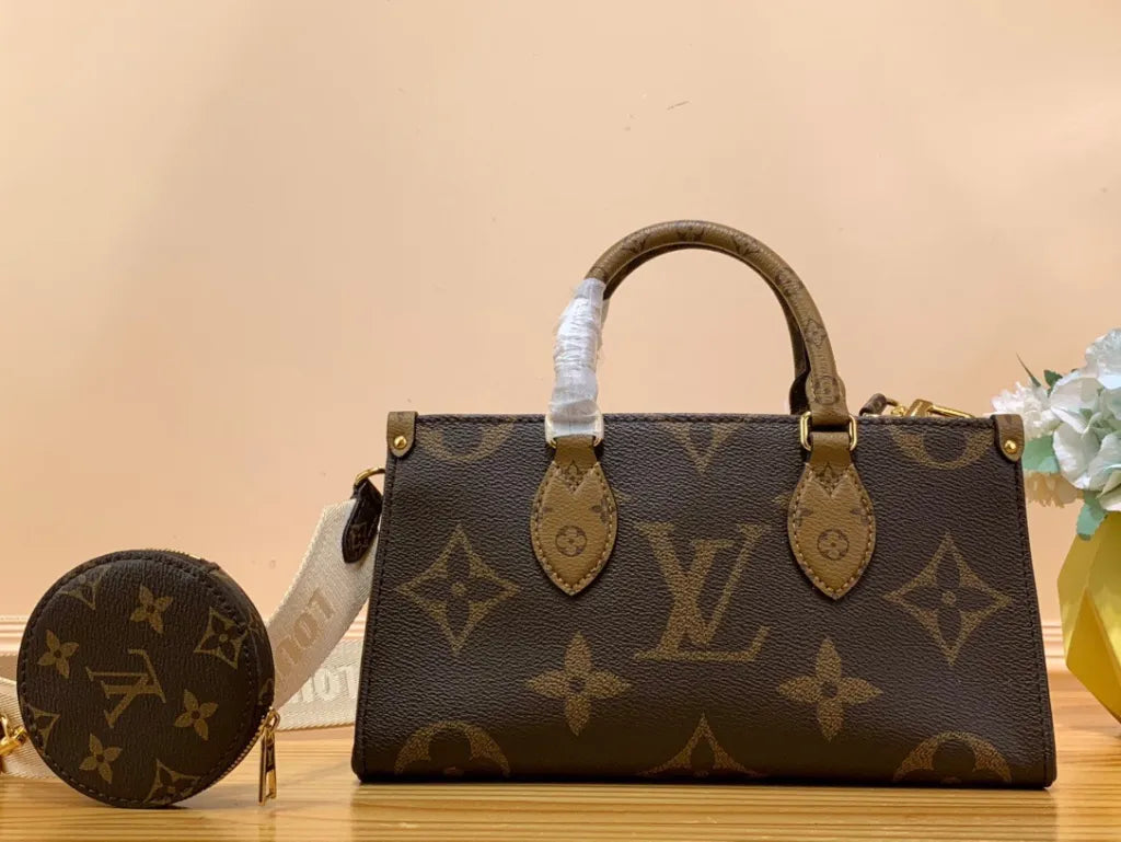 LV On the Go Medium Statement Bag -422