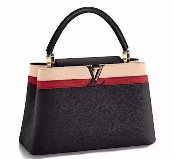 Louis Vuitton Capucines Handbag in Black